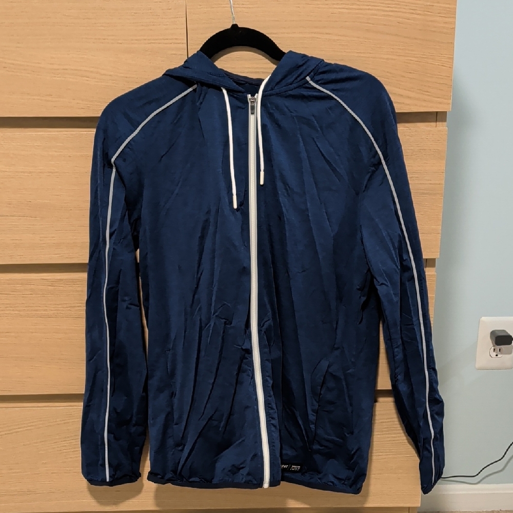 RHONE Navy Blue Lightweight Zip Up
